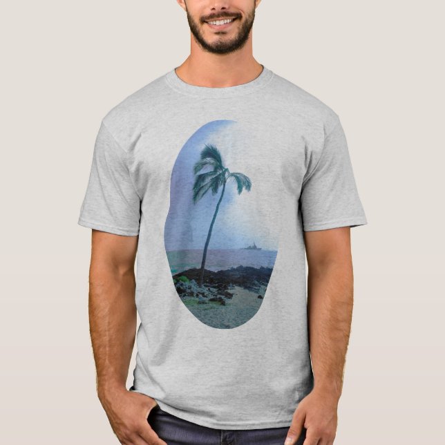 TROPICAL SCENE T-SHIRT (Front)