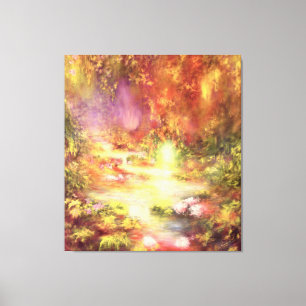 Tropical Scenery 1990 Canvas Print