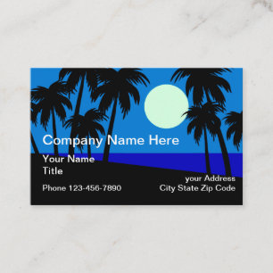 Tropical Scenic Business Card