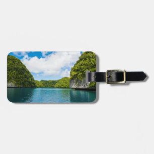 Tropical Scenic Of Rock Islands Luggage Tag