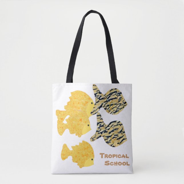 Tropical School Tote Bag (Front)