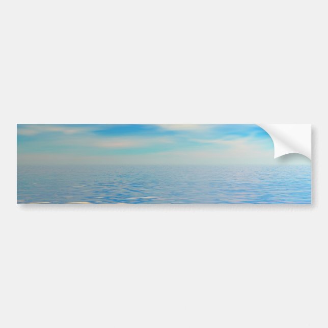 Tropical Sea Bumper Sticker (Front)