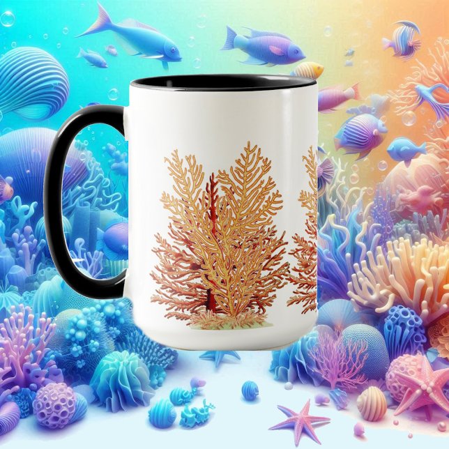 Tropical Sea Colourful Coral Reef Ocean Mug (Tropical Sea Colorful Coral Reef Ocean Mug)