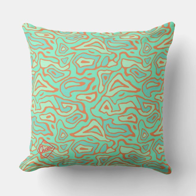 Tropical Sea Cushion (Front)