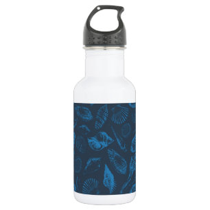 Tropical sea shells 532 ml water bottle