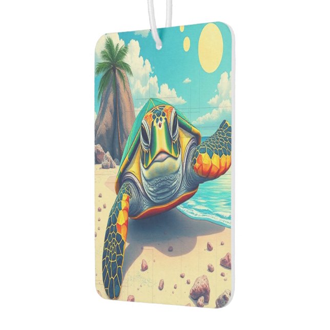 Tropical Sea Turtle Beach Air Freshener (Left)