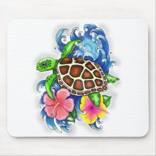 Tropical Sea Turtles Mouse Pad