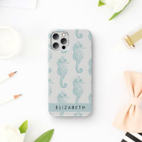 Tropical Seahorses, Seahorse Pattern, Your Name