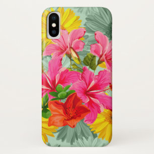 Tropical Seamless Hibiscus Case-Mate iPhone Case