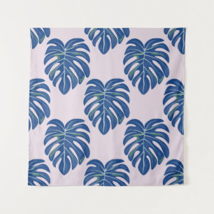 Tropical seamless pattern with leaves. Beautiful t Tapestry