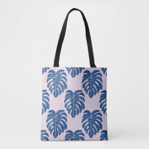 Tropical seamless pattern with leaves. Beautiful t Tote Bag