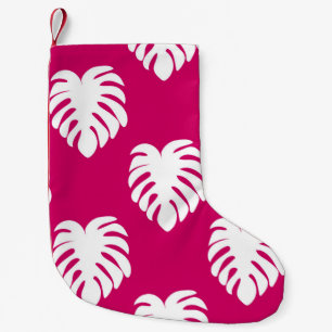 Tropical seamless pattern with monstera. art,backg small christmas stocking