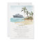 Tropical Seascape Palm Cruise Bridal Shower Invite