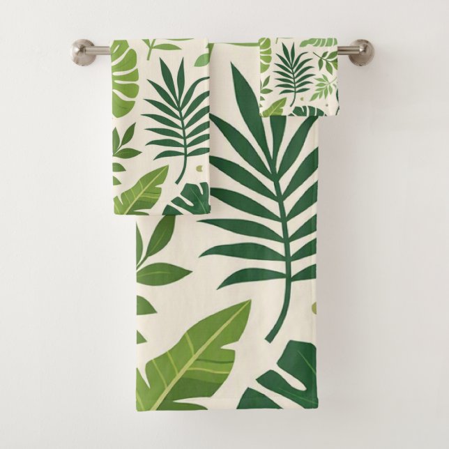 Tropical Serenity Bath Towel Set (Insitu)