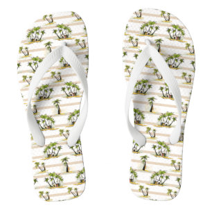 Tropical Shack And Palms Jandals