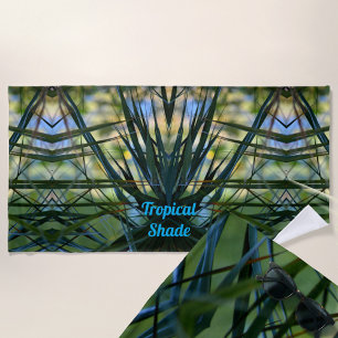 Tropical Shades Beach Towel