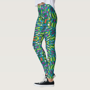 Tropical Shatter Leggings – Jungle Mosaic 
