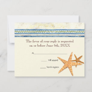 Tropical Shell Paradise - RSVP Response Cards