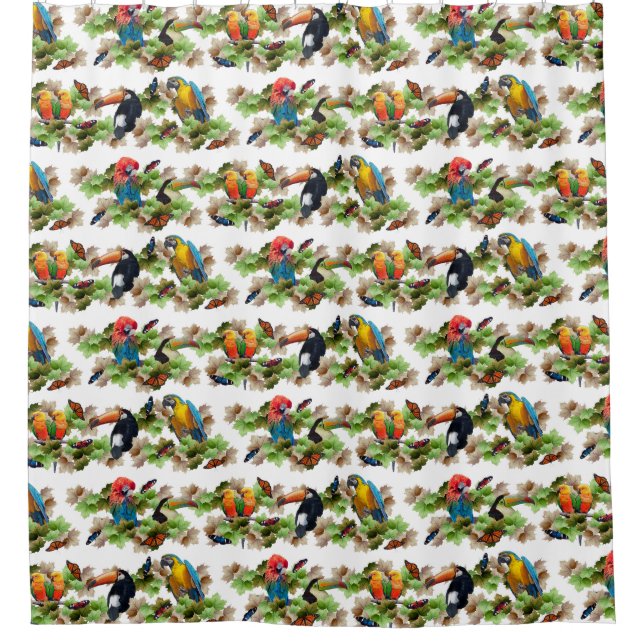 Tropical Shower Curtain (Front)