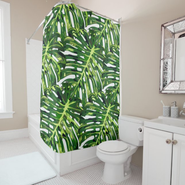 Tropical Shower Curtain (In Situ)