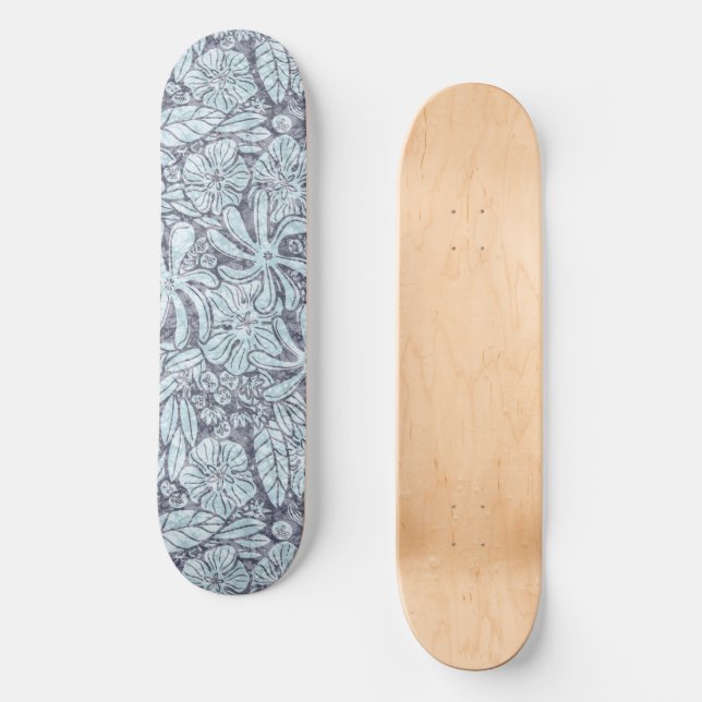 Tropical skateboard hau naupaka (Front)