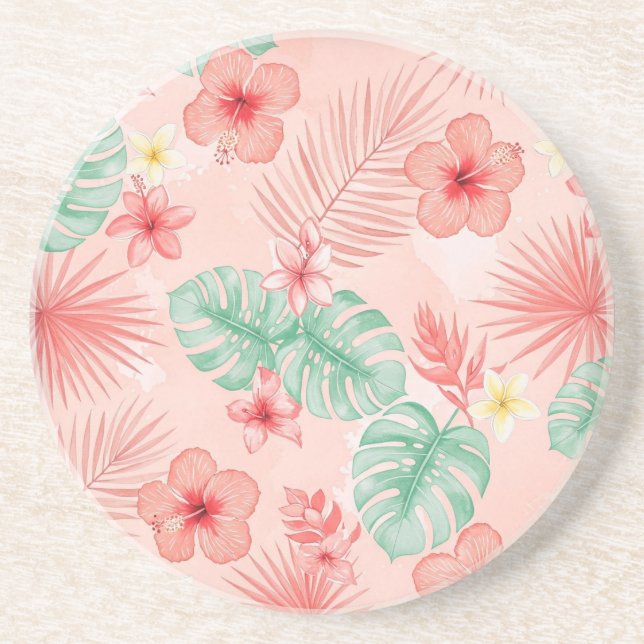 Tropical Sketches by Natasha Us Coaster (Front)
