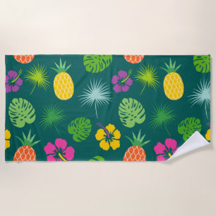 Tropical Smoothie Art Beach Towel