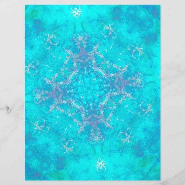 Tropical Snowflakes Collage Collection #5 (Front)
