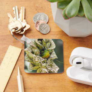 Tropical Songbird, Olive-Backed Euphonia Key Ring