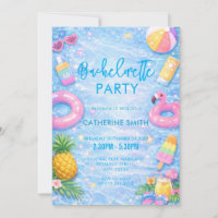 Tropical Sparkle Bachelorette Pool Party