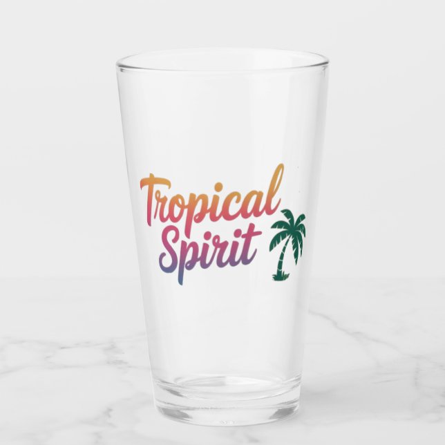 Tropical spirit glass (Front)