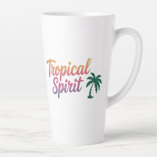 Tropical spirit latte mug