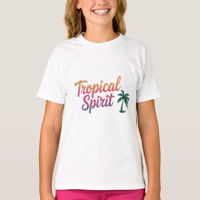 Tropical spirit T-Shirt (Front)