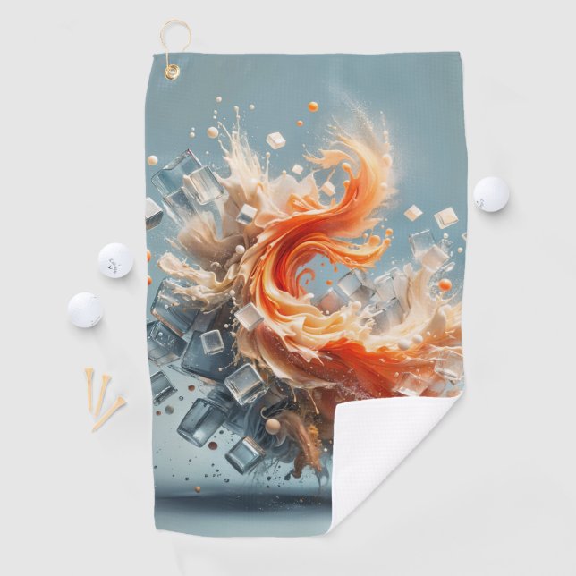 Tropical Splash Golf Towel (InSitu)