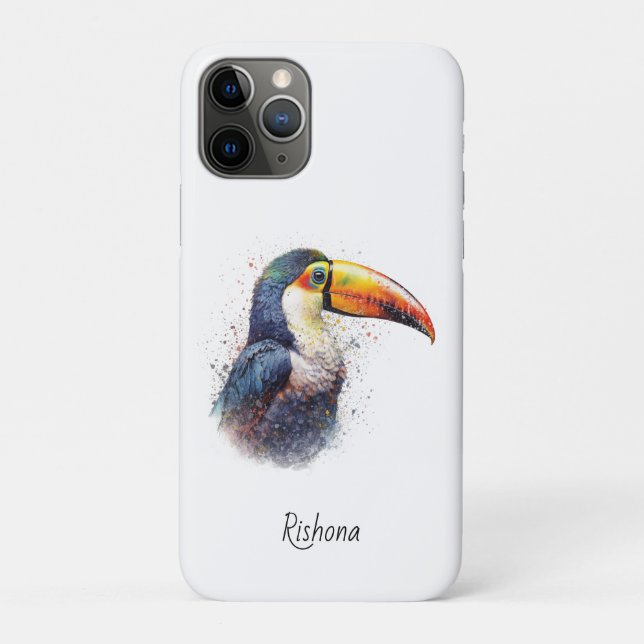 Tropical Splendour Toucan, custom Case-Mate iPhone Case (Back)