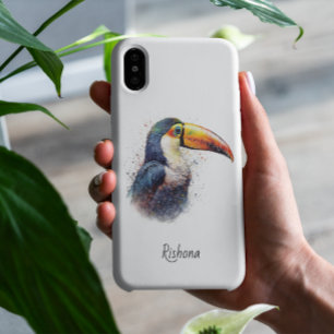 Tropical Splendour Toucan, custom Case-Mate iPhone Case