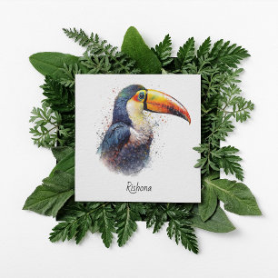 Tropical Splendour Toucan, custom Invitation