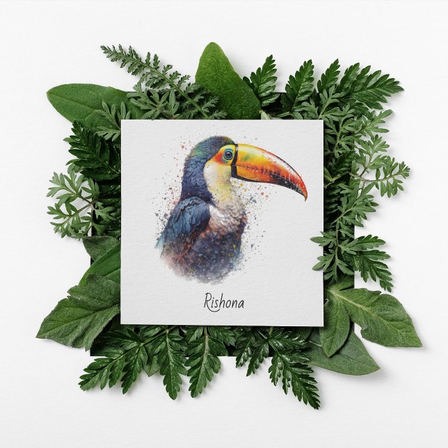 Tropical Splendour Toucan, custom Invitation (Creator Uploaded)