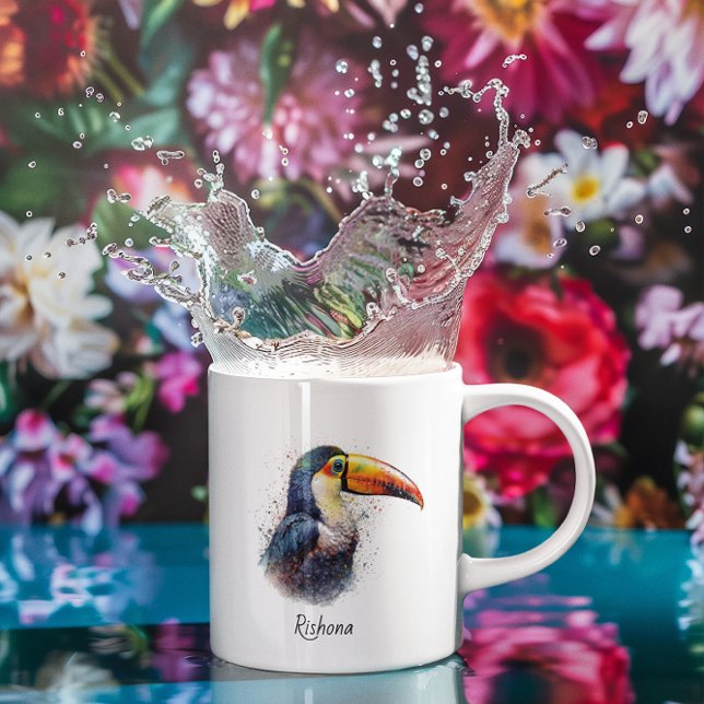 Tropical Splendour Toucan, custom Mug (Creator Uploaded)