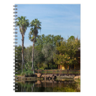 Tropical Springs Paradise Spiral Notebook