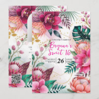 Tropical Stardust Garden Floral Paradise Sweet 16