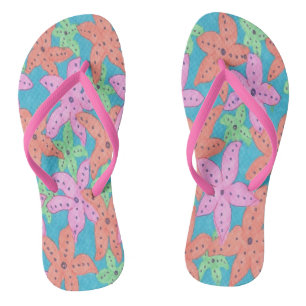Tropical Starfish Flipflops