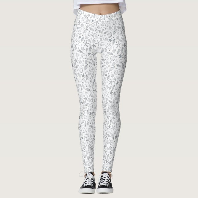 Tropical State Of Mind, All Year Long Leggings (Front)