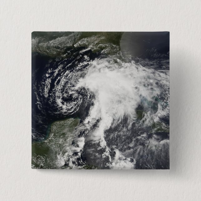Tropical Storm Alberto 15 Cm Square Badge (Front)