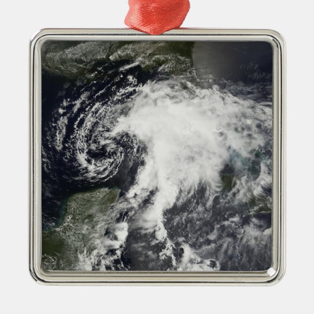 Tropical Storm Alberto Metal Tree Decoration (Front)