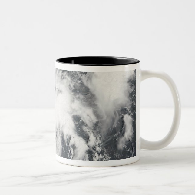 Tropical Storm Bijli Two-Tone Coffee Mug (Right)