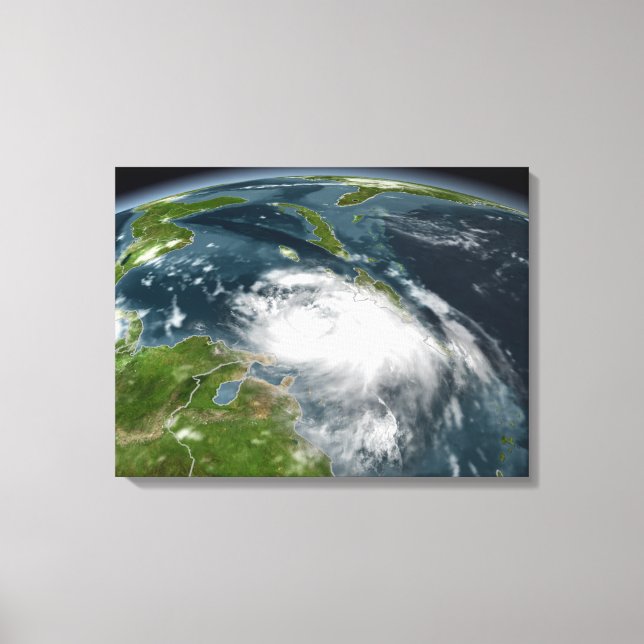 Tropical Storm Dennis Canvas Print (Front)