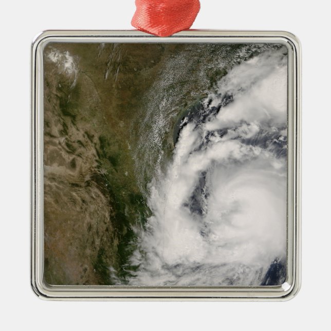 Tropical Storm Dolly Metal Tree Decoration (Front)