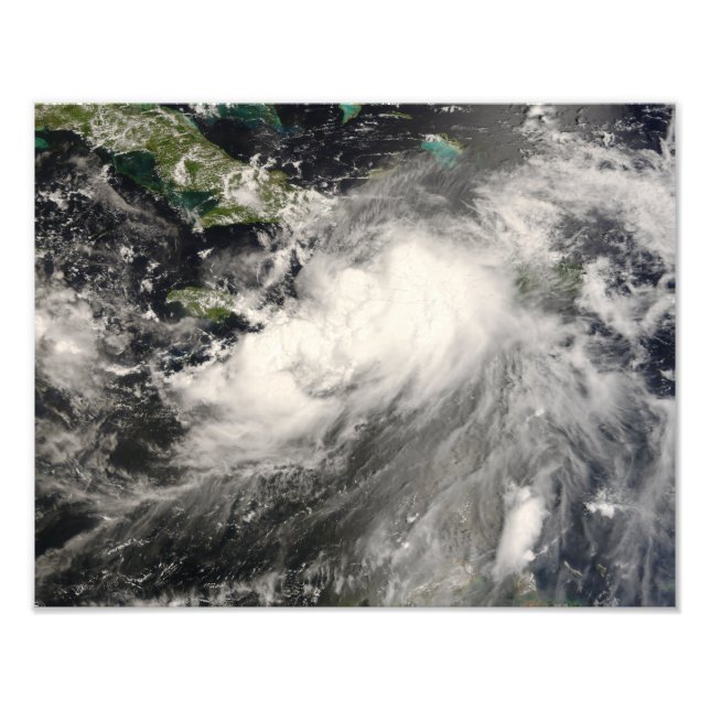 Tropical Storm Gustav in the Caribbean Sea Photo Print (Front)