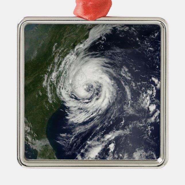 Tropical Storm Gustav Metal Tree Decoration (Front)